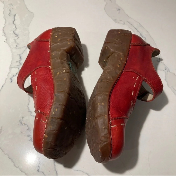 EL NATURALISTA Sz 37 Leather Mary Jane Hook & Loop Closure Rubber Sole Shoes - Picture 3 of 14